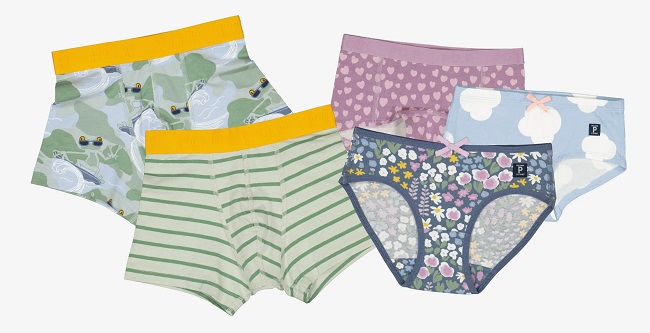Half Down Middle School Child Daughter Knickers