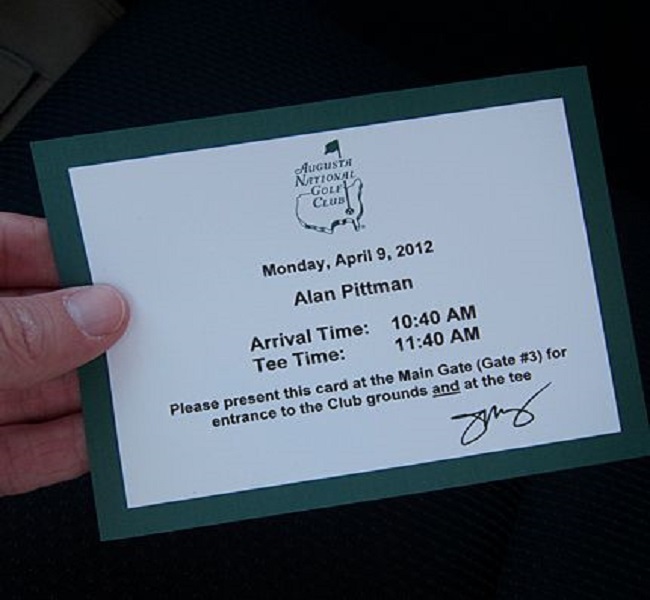 Masters Invitations Endure as a Signature Detail for the Tournament